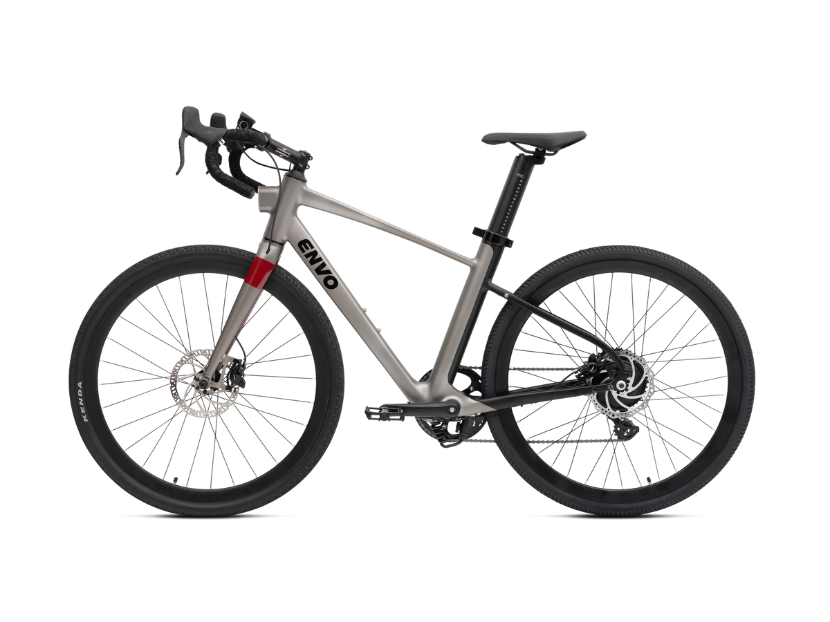 ENVO Stax DropBar allroad e-bike, left side view