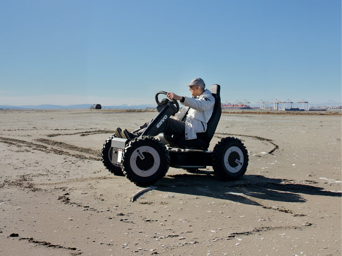 ENVO GC20 electric buggy go-kart in a lifestyle setting