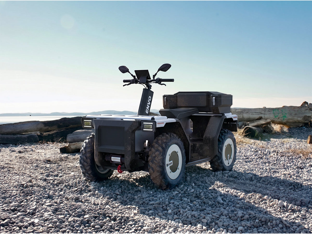 ENVO AT20 electric ATV in a lifestyle setting
