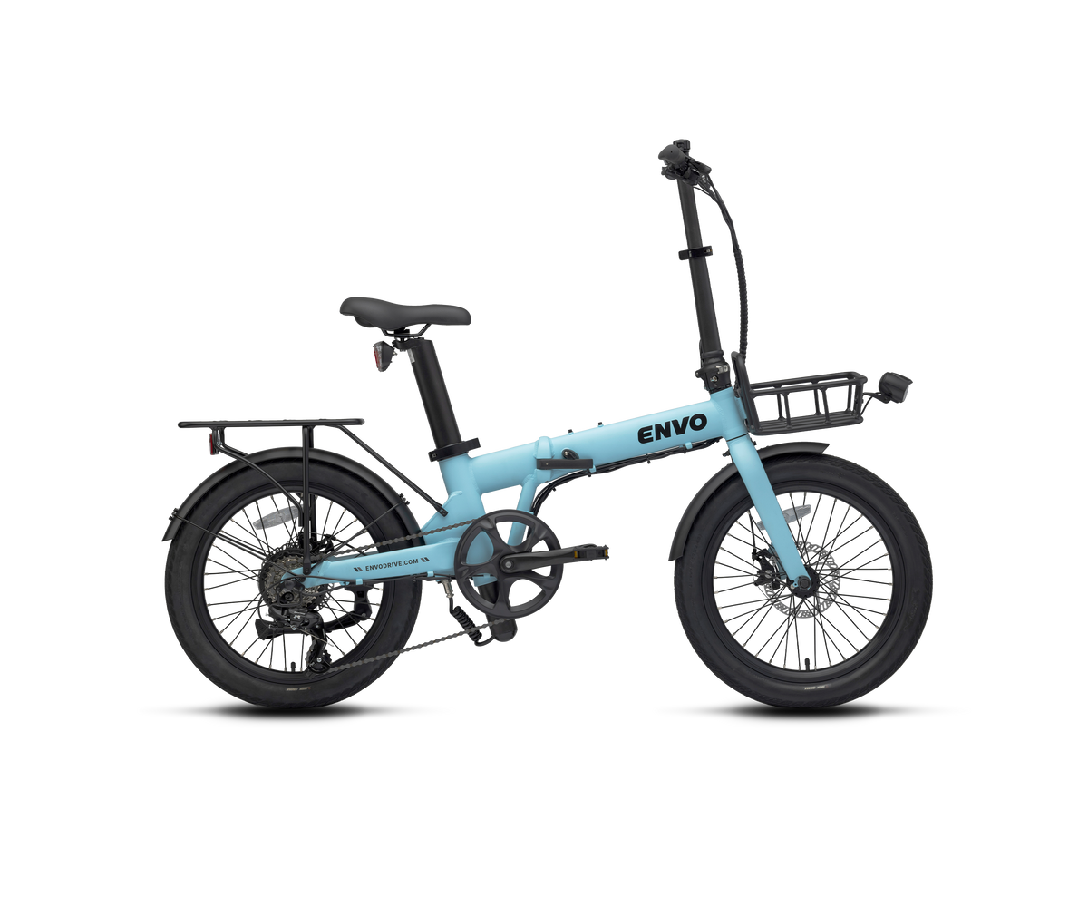 ENVO Lynx 20 electric bike, folded frame detail