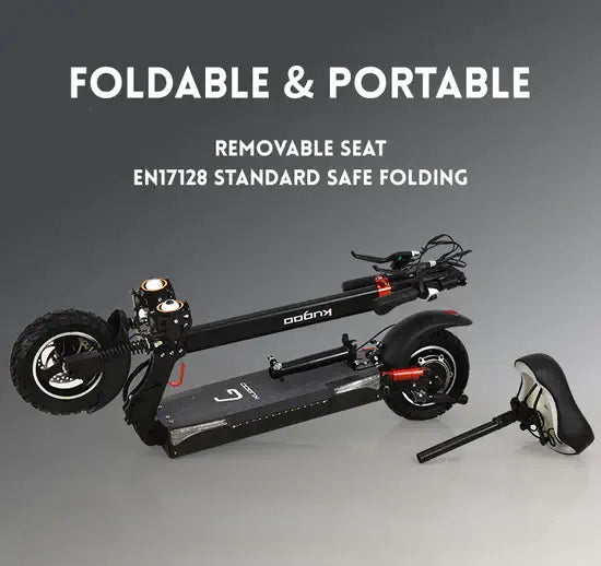 KUGOO M4 PRO E-Scooter, Max Speed 45 KPH - Street Rides