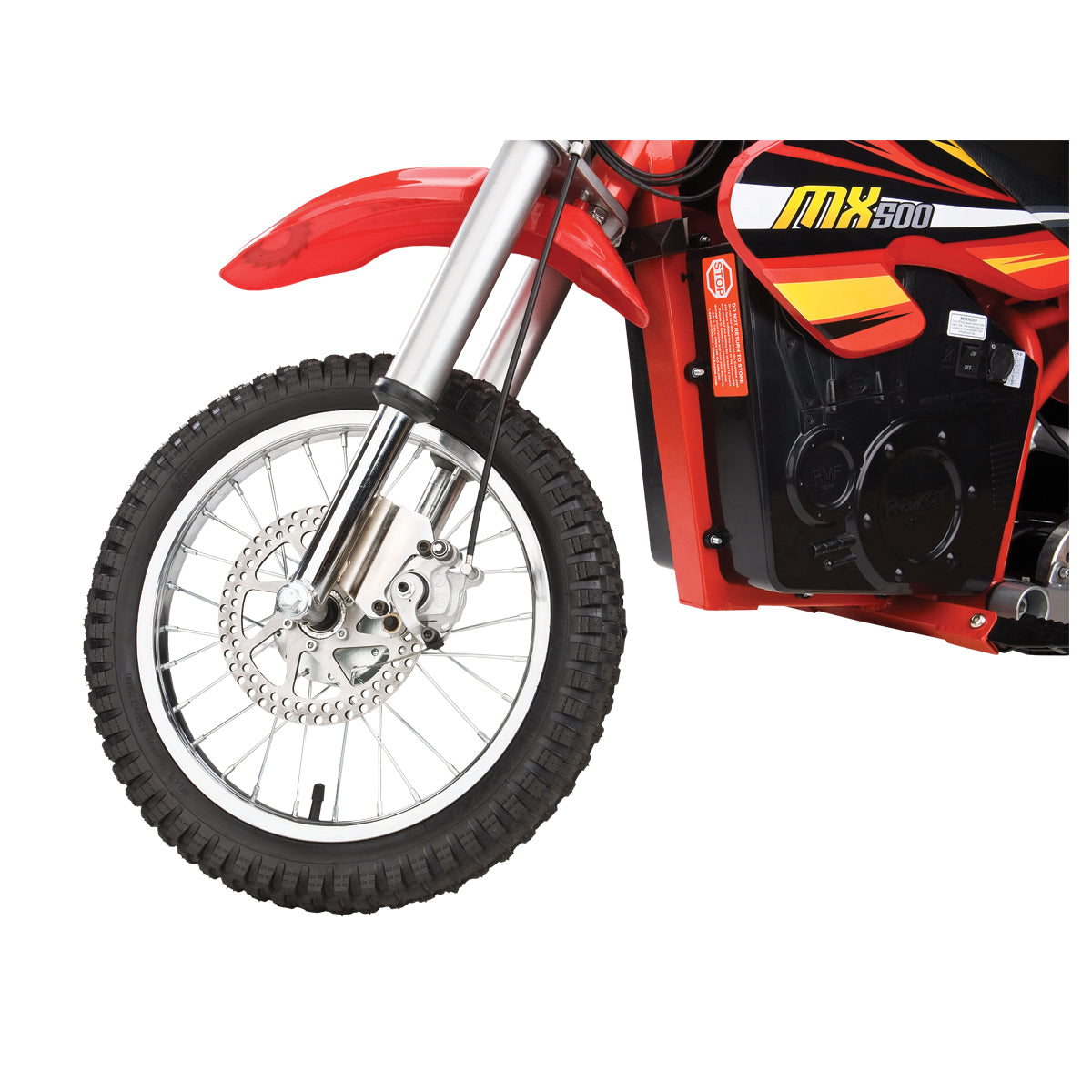Razor MX500 Dirt Rocket Canada knobby tire detail