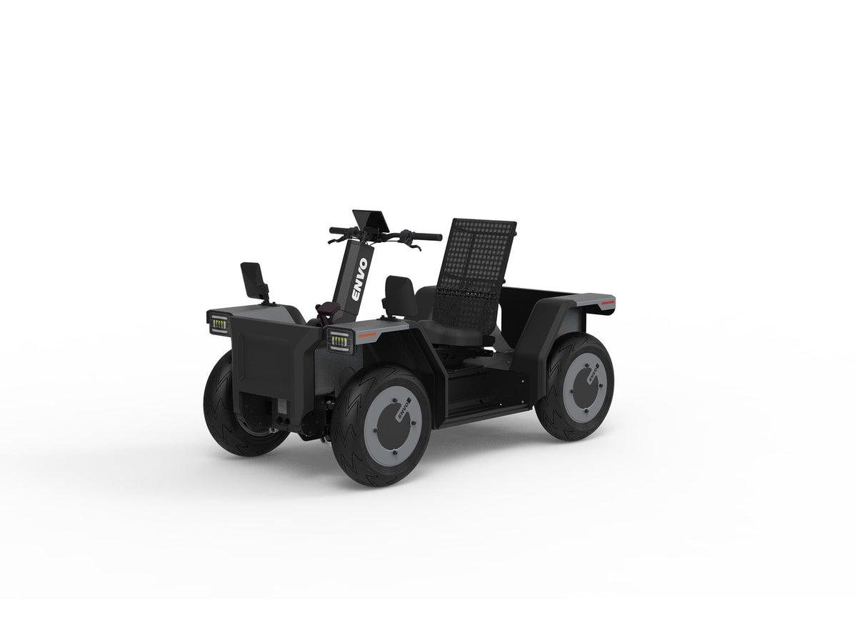 ENVO QC20 electric quadricycle eBike, front view without roof