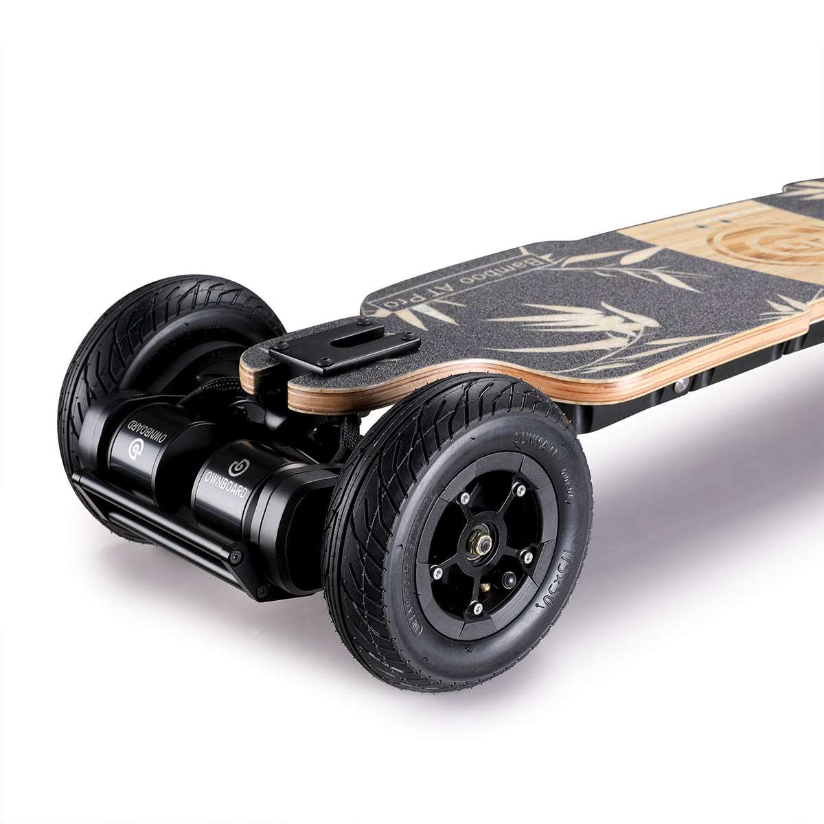 Bamboo AT Pro 7-inch wheel and belt-drive detail