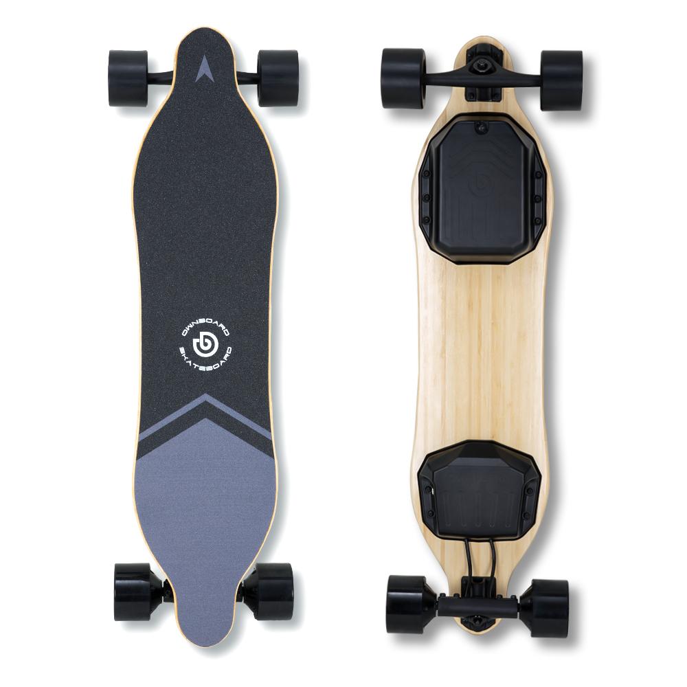Black Ownboard W1S 38-inch dual-hub board without handle