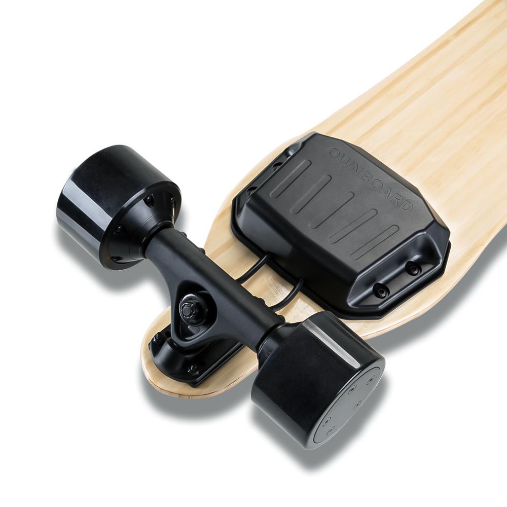 Ownboard W1S dual-hub rear wheel and long deck