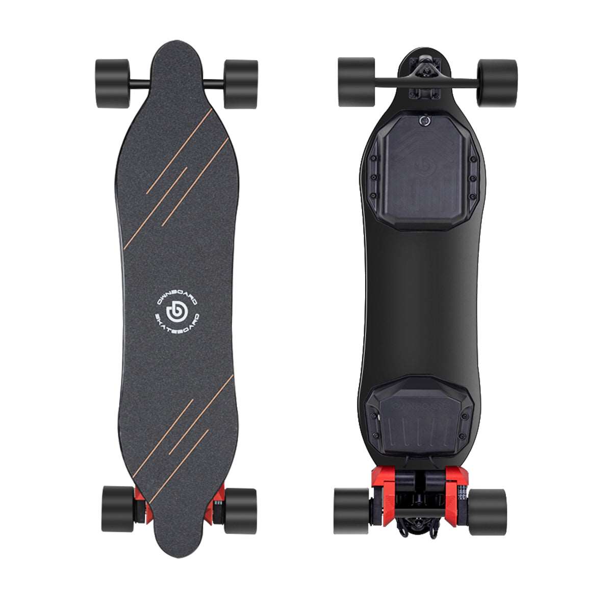 Ownboard W2 PRO with black 90mm PU wheels