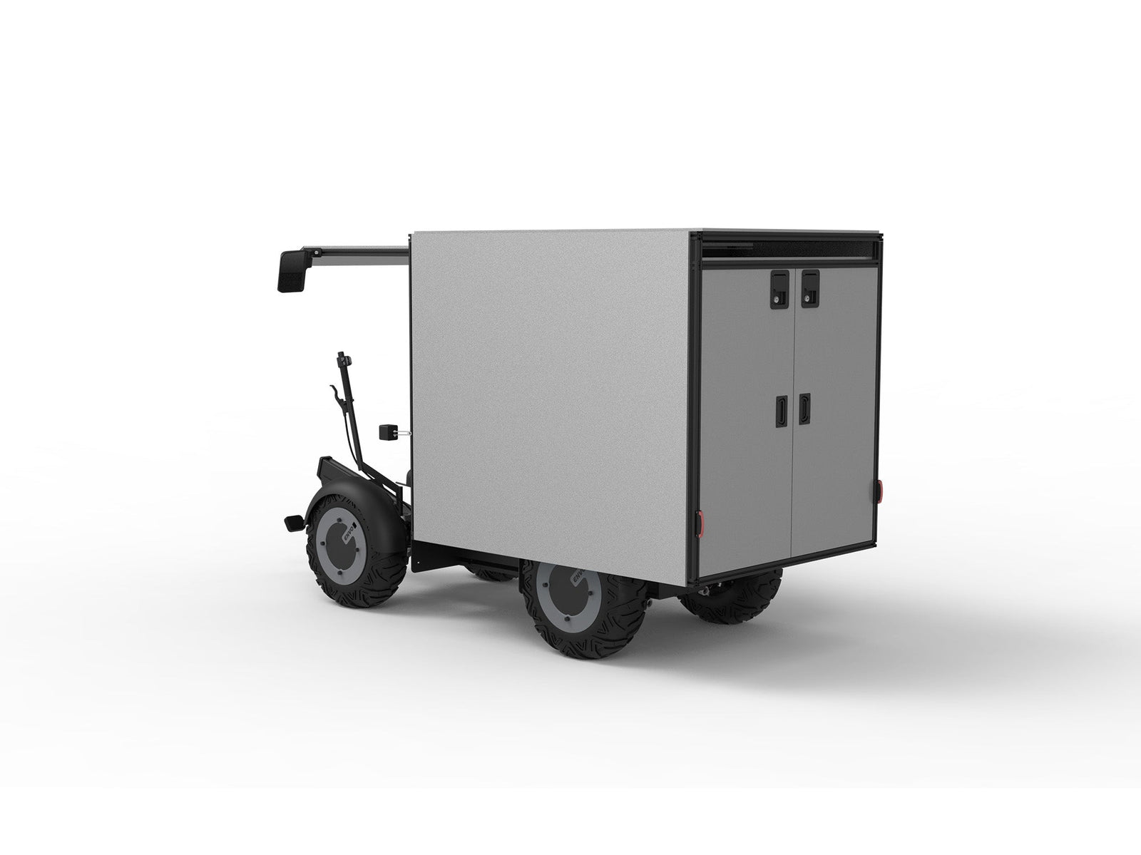 ENVO QC21 electric cargo quadricycle, right-side angle