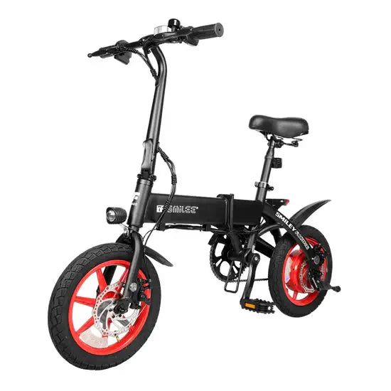 Smilee-S7 14" Folding Electric Bike - Street rides