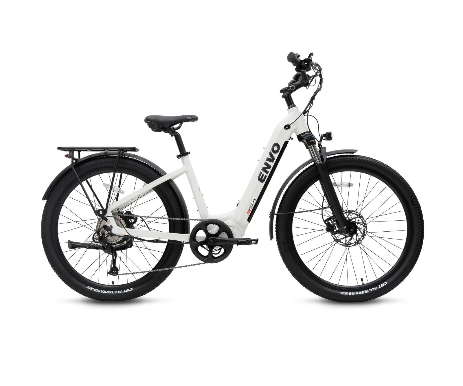 ENVO ST50 electric bike, three-quarter front view