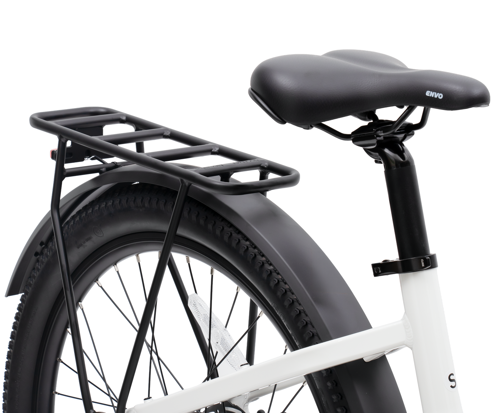 ENVO ST50 electric bike, rear rack detail