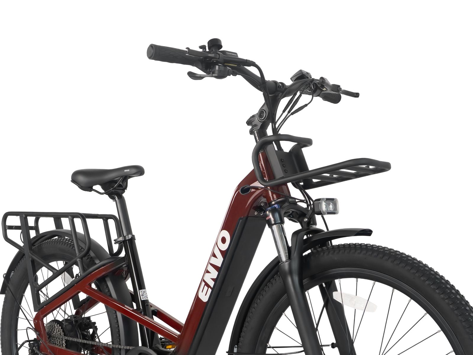 ENVO X50 electric bike, rear cargo package detail