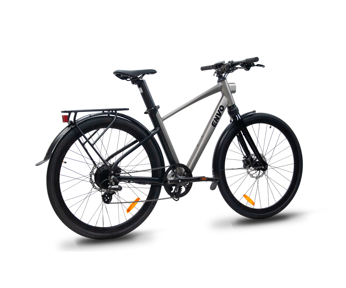 ENVO Stax Pro electric road bike, front angled view