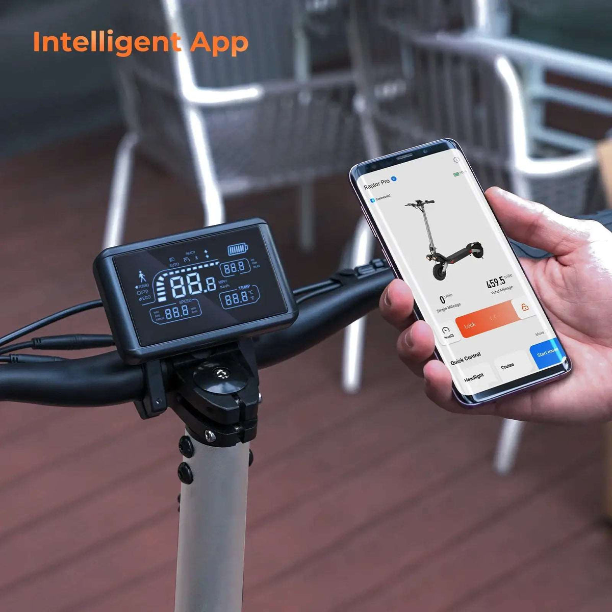 iSinwheel Raptor Pro 1600W Electric Scooter - Street Rides