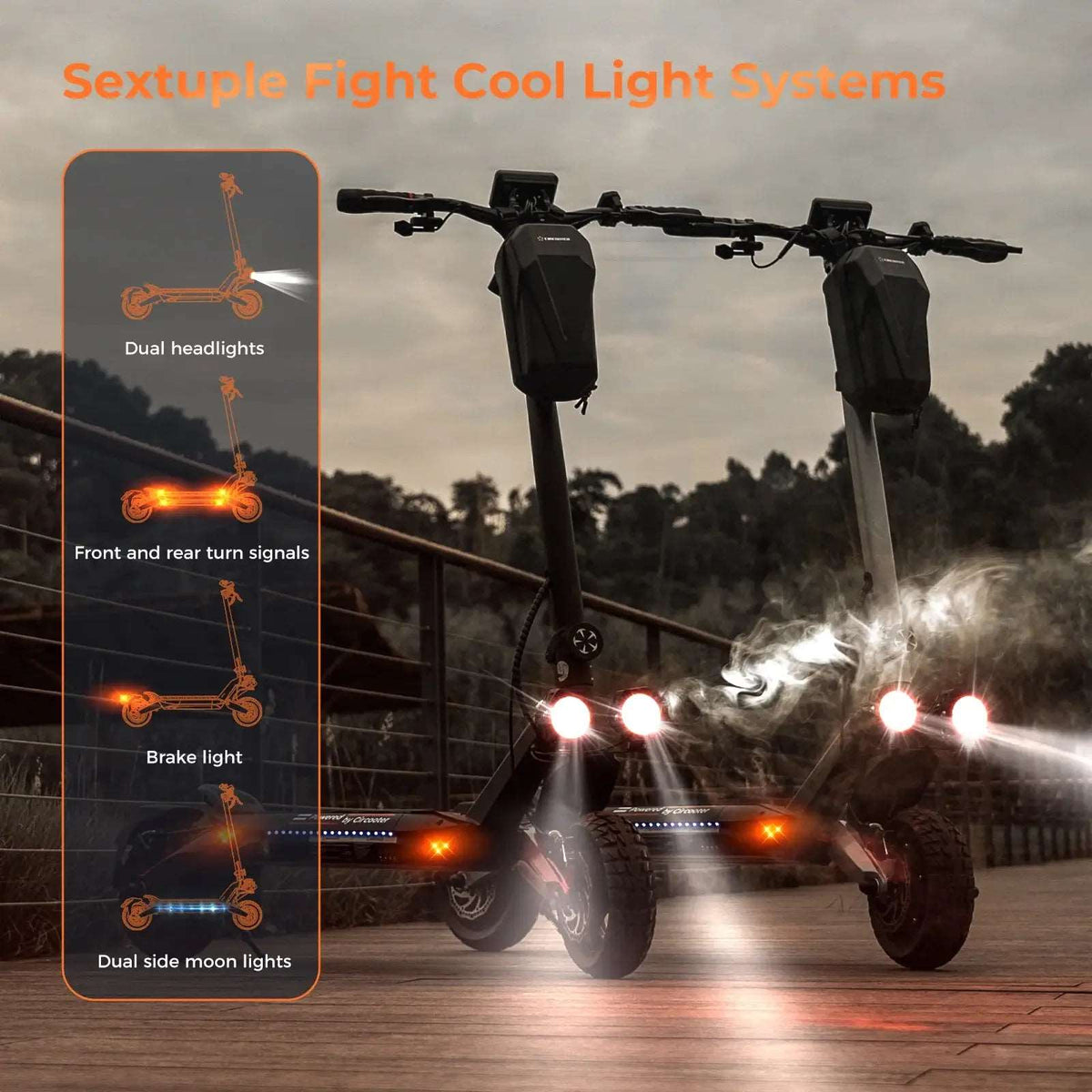 iSinwheel Raptor Pro 1600W Electric Scooter - Street Rides