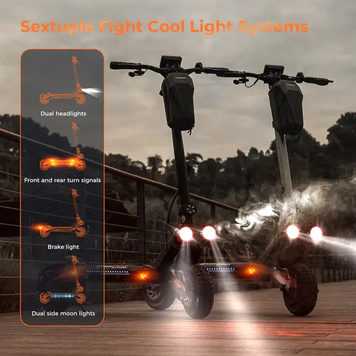 iSinwheel Raptor Pro 1600W Electric Scooter - Street Rides