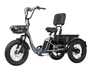 Tricycle Passager Électrique Tiniover Creek Pro | 48V 20Ah - Avec panier