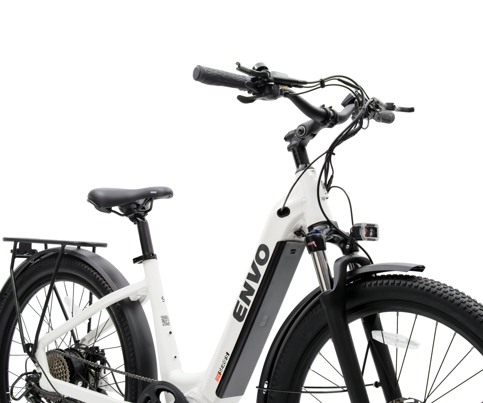 ENVO ST50 electric bike, handlebar and display detail