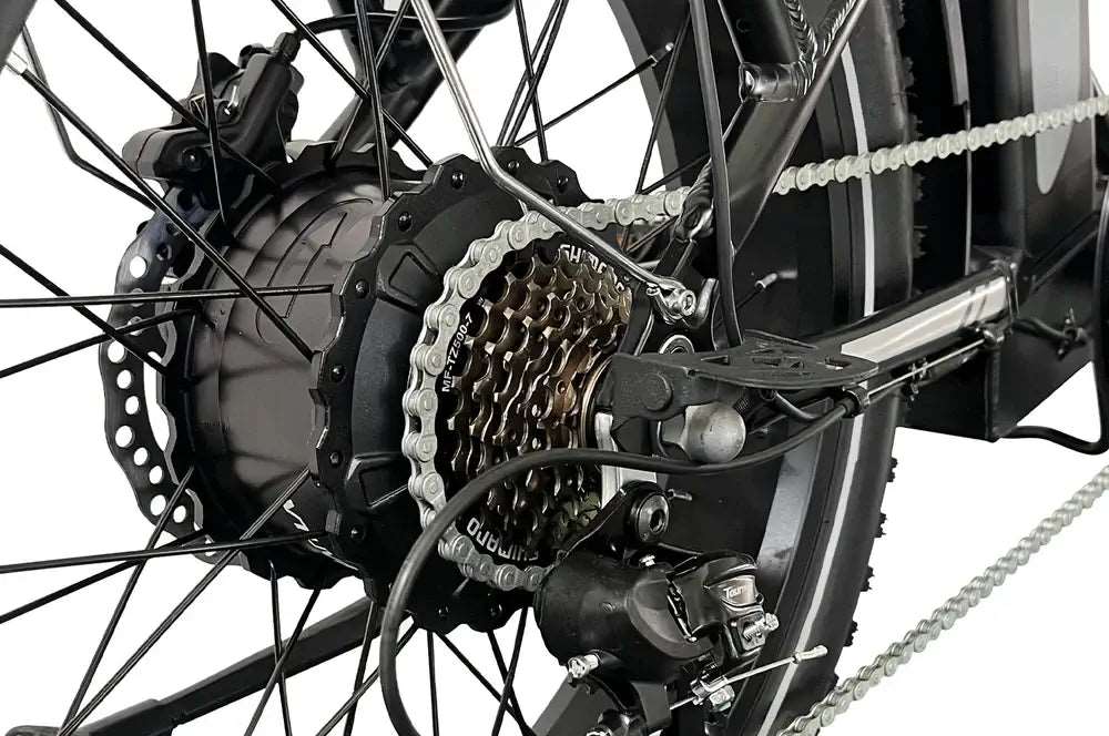 VTUVIA SF20H Step-Thru Folding Fat Tire E-Bike - Street Rides