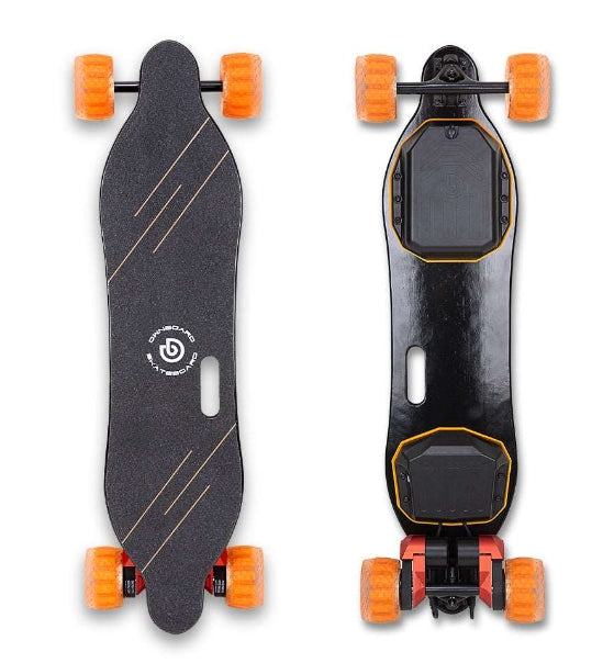 Ownboard W2 PRO with orange 105mm Cloudwheels
