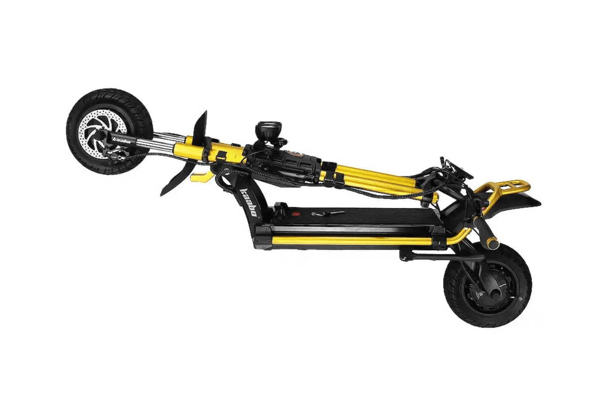 Kaabo Wolf King GTR front suspension detail