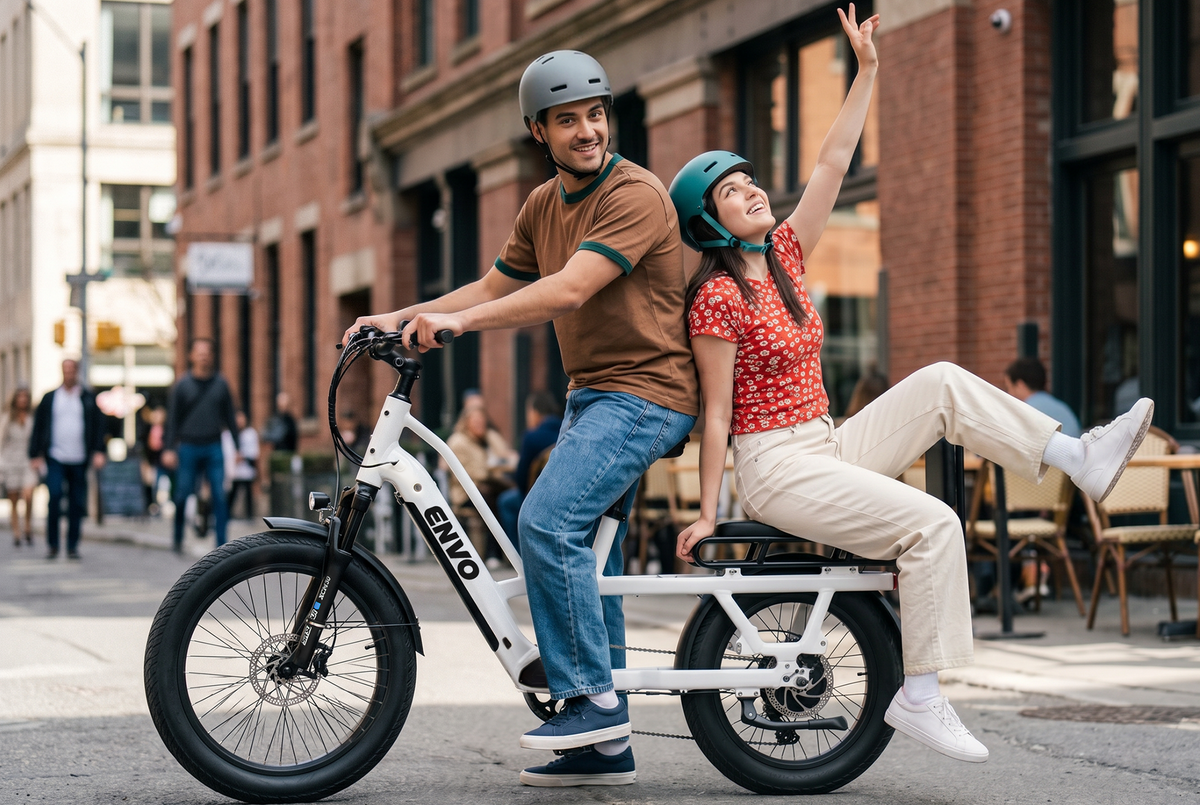ENVO U50 electric bike, family cargo configuration