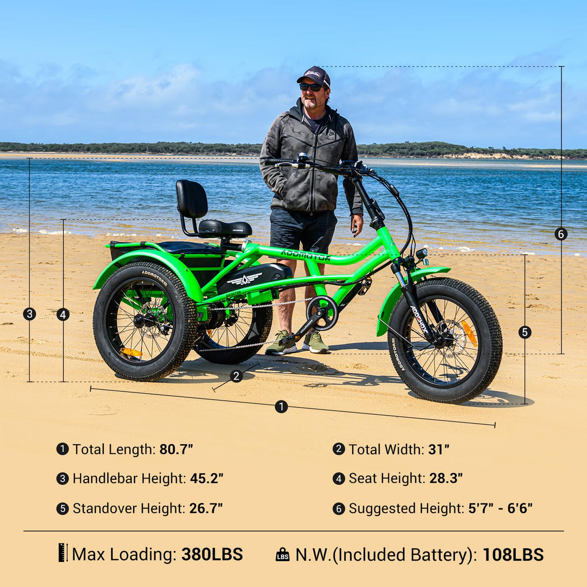 Addmotor Arisetan II rear cargo