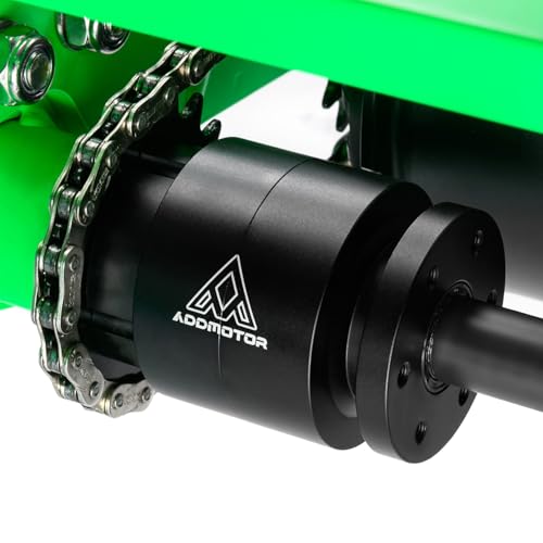 Addmotor M-360 semi-recumbent electric trike rear differential view