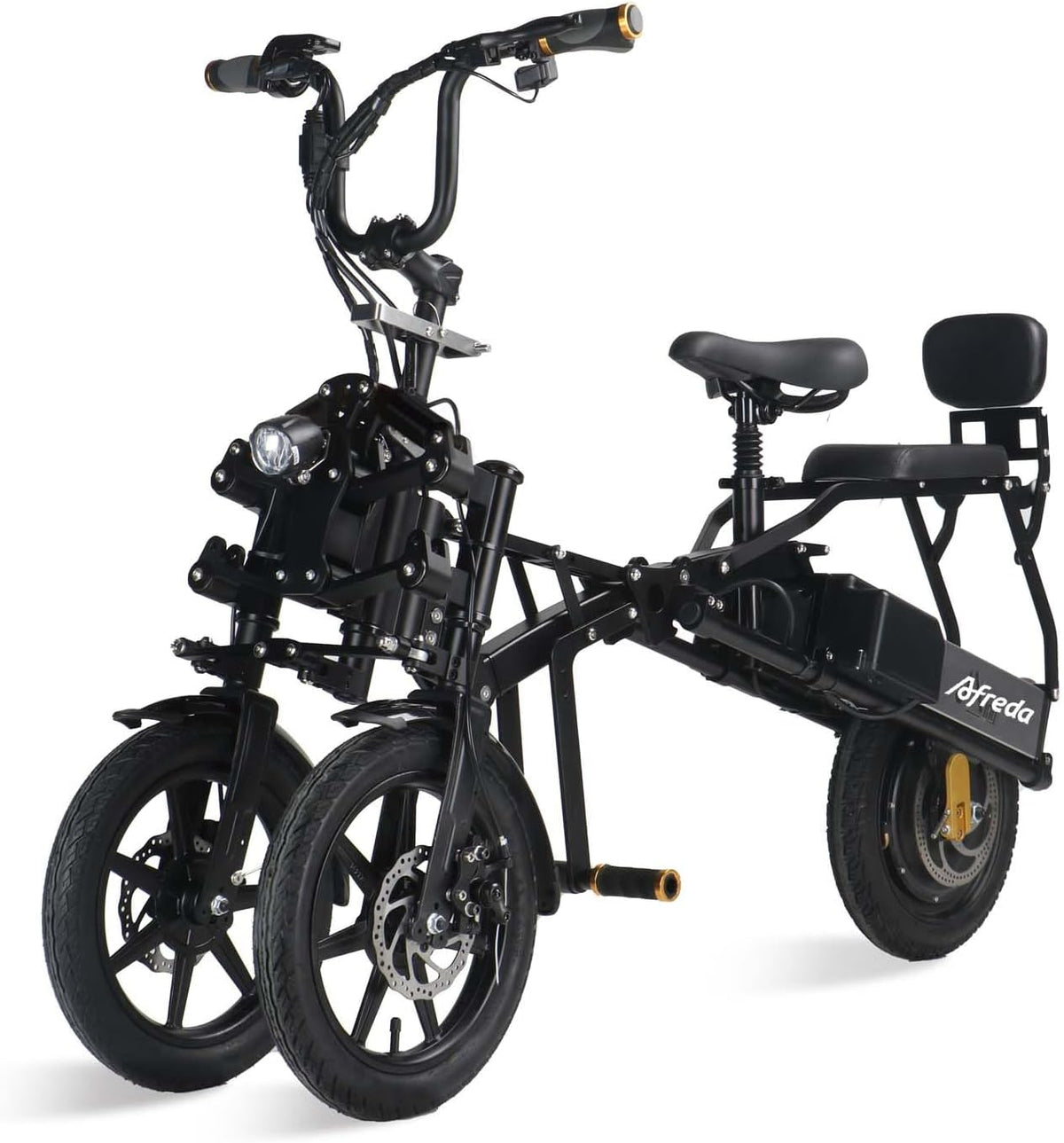 Afreda S6 folding trike front view