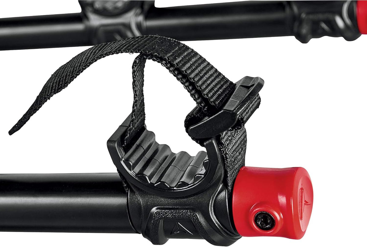 Allen Sports Deluxe 4-bike hitch mount rack carry arm detail Canada