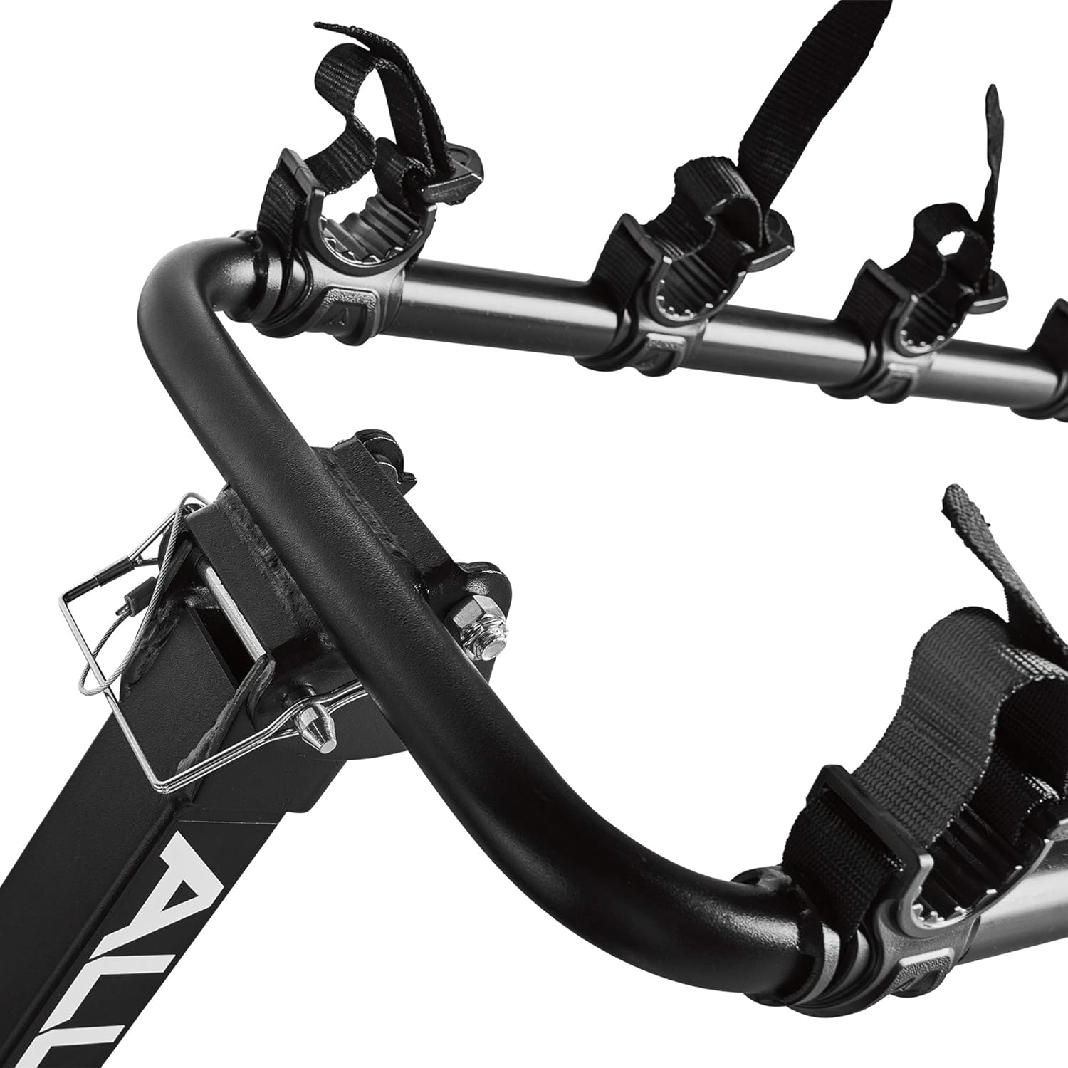 Allen Sports Deluxe 4-bike hitch mount rack side detail Canada