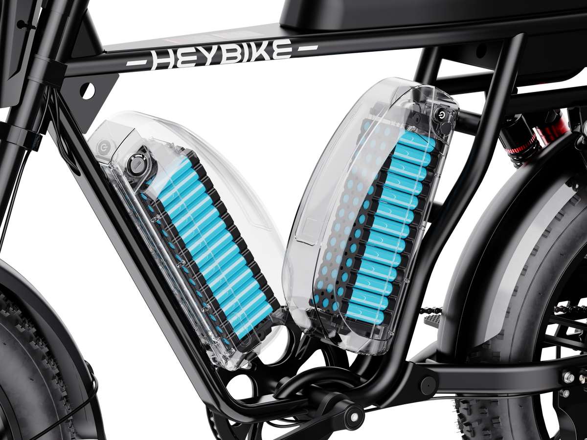 Heybike Saturn electric bike dimensions and rider fit reference