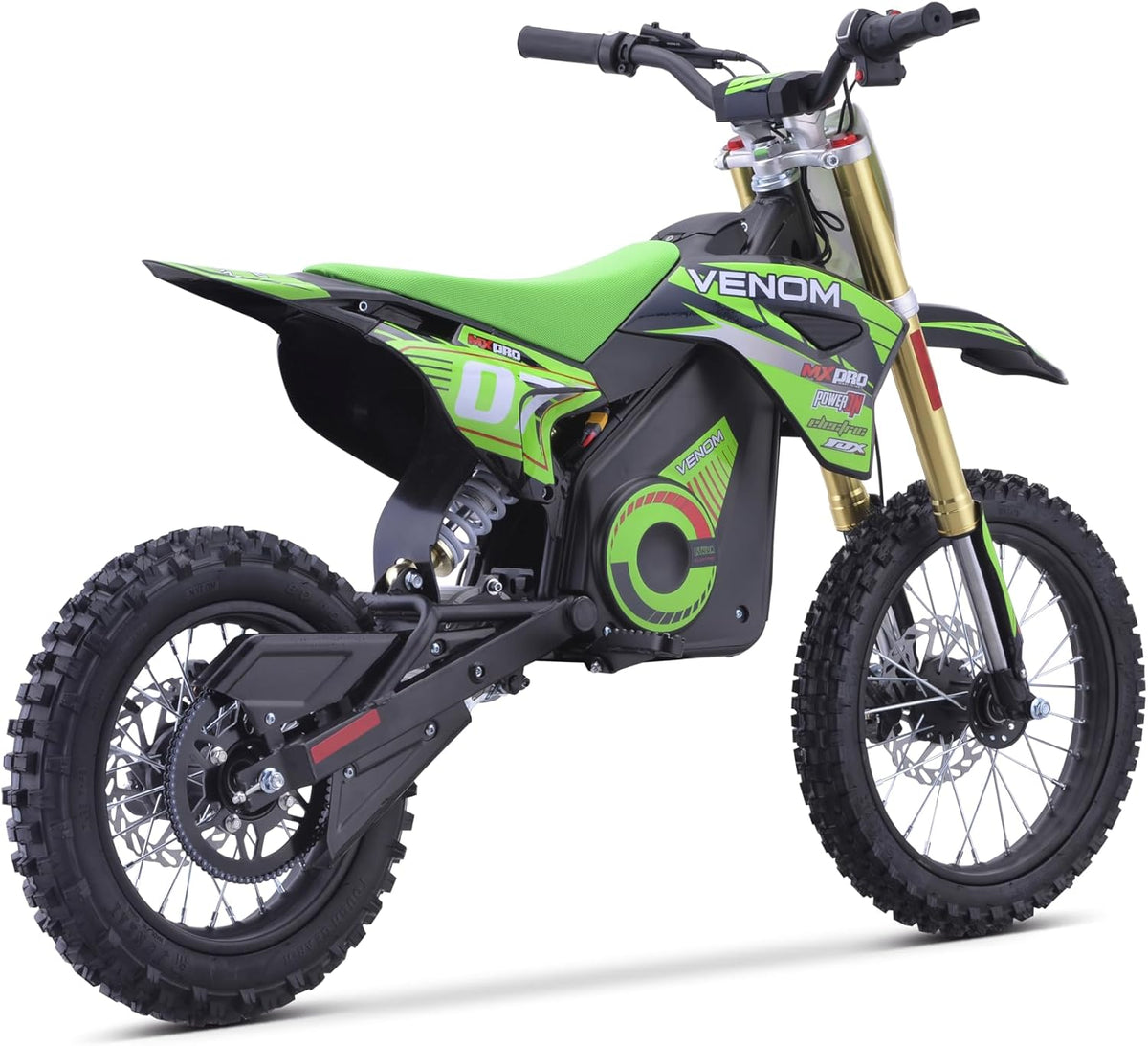 Belmonte Venom Pro dirt bike front three-quarter view