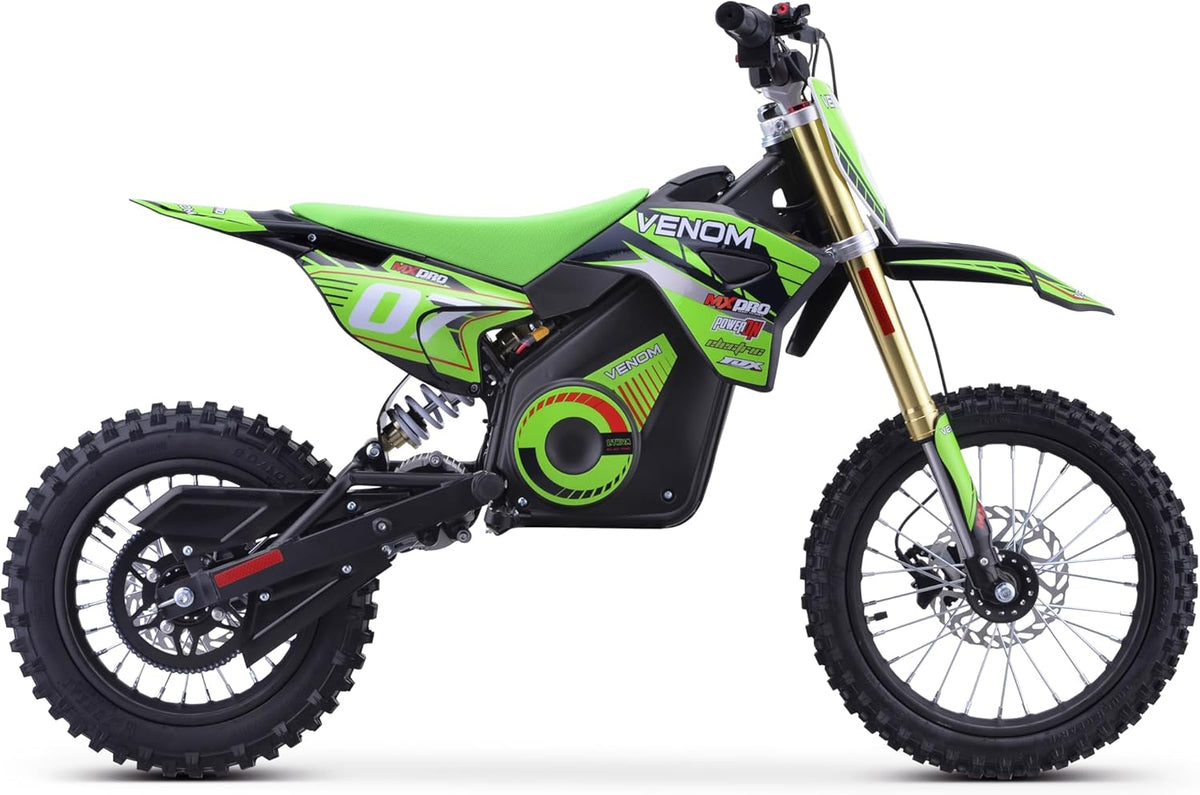 Rear three-quarter angle of the Belmonte Venom Pro dirt bike
