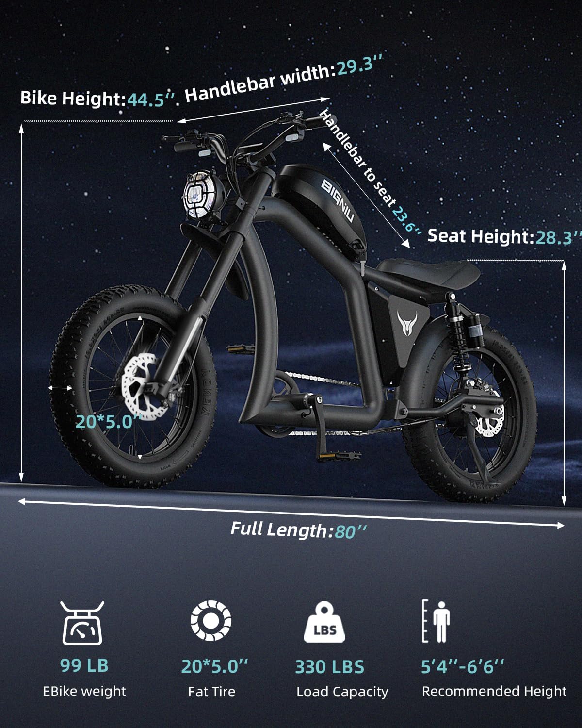 BG-X cockpit — colour display shows trip data and battery percentage needed to plan long-range routes confidently