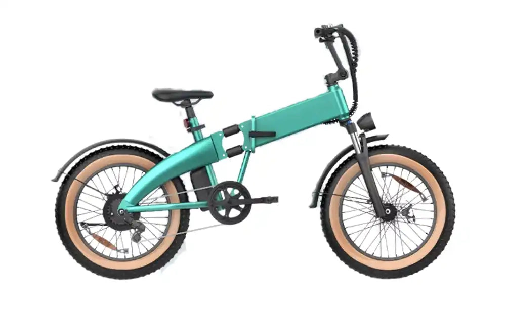 Bluerev Dolphin Folding Fat-Tire Electric Bike - official dealer image 1