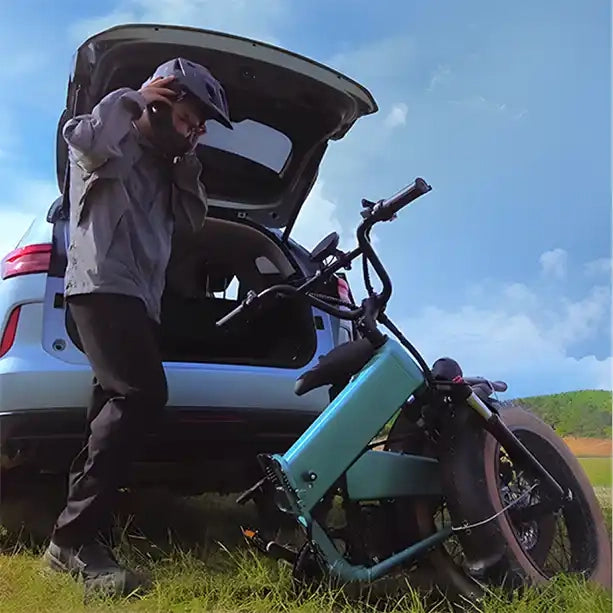 Bluerev Dolphin Folding Fat-Tire Electric Bike - official dealer image 4