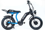 Vélo électrique de ville Bluerev Moto81 M-750 Turbo à double moteur : vitesse maximale : 32 km/h, autonomie : 50-70 km