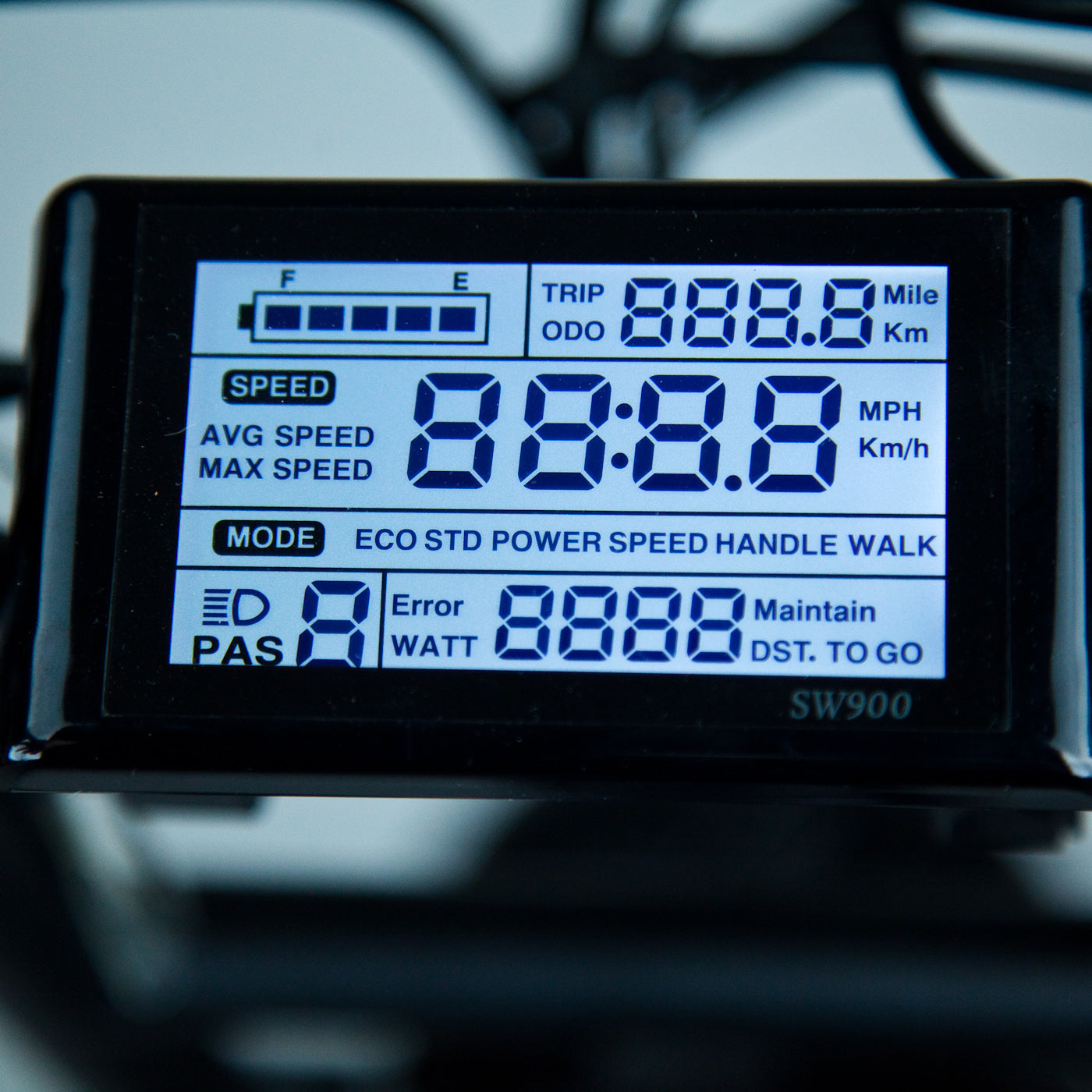 BLUEREV-MOTO81 - LCD CONTROL DISPLAY - Street Rides