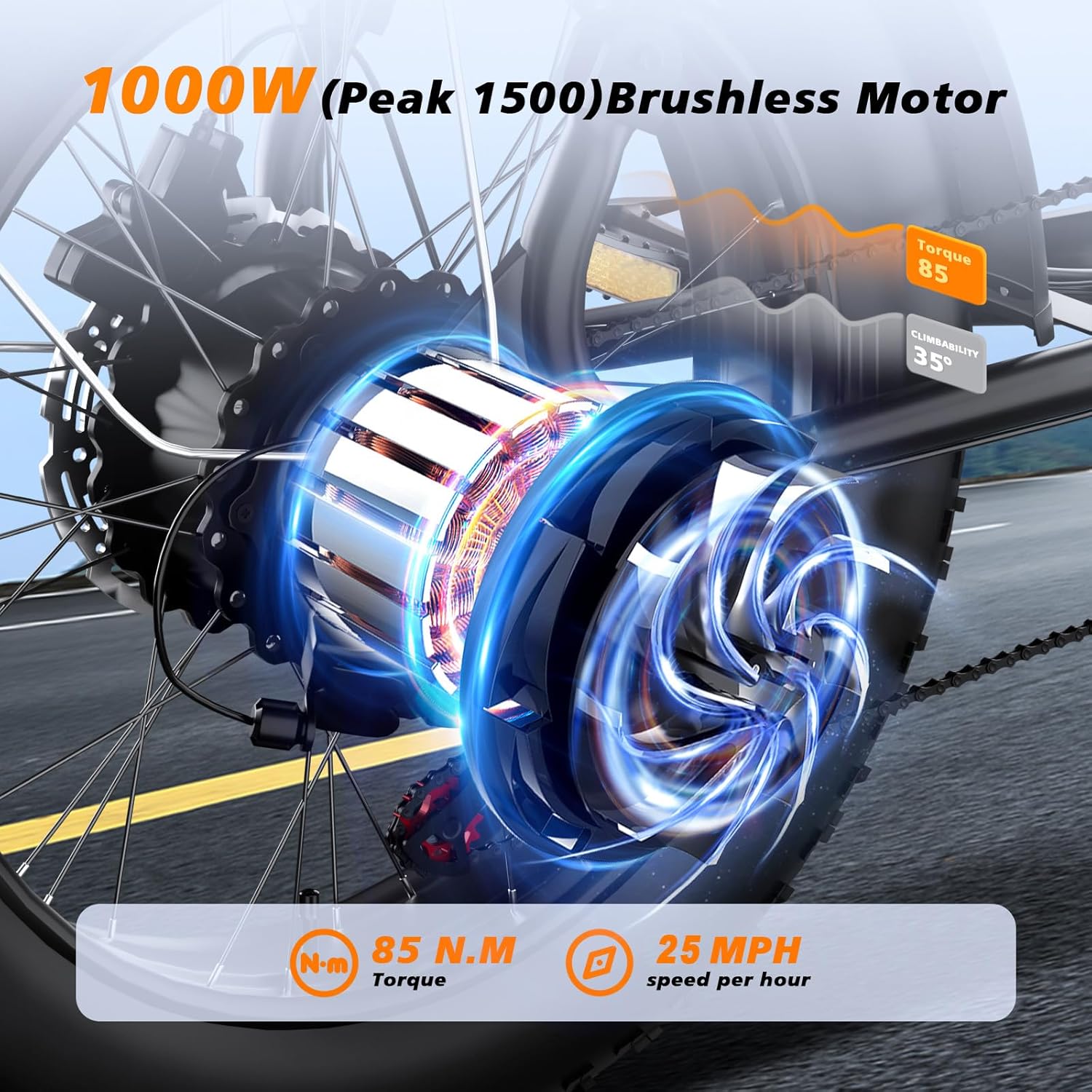 S20 display and pedal-assist control — five-mode assist lets the rider match motor output to terrain and headwind conditions