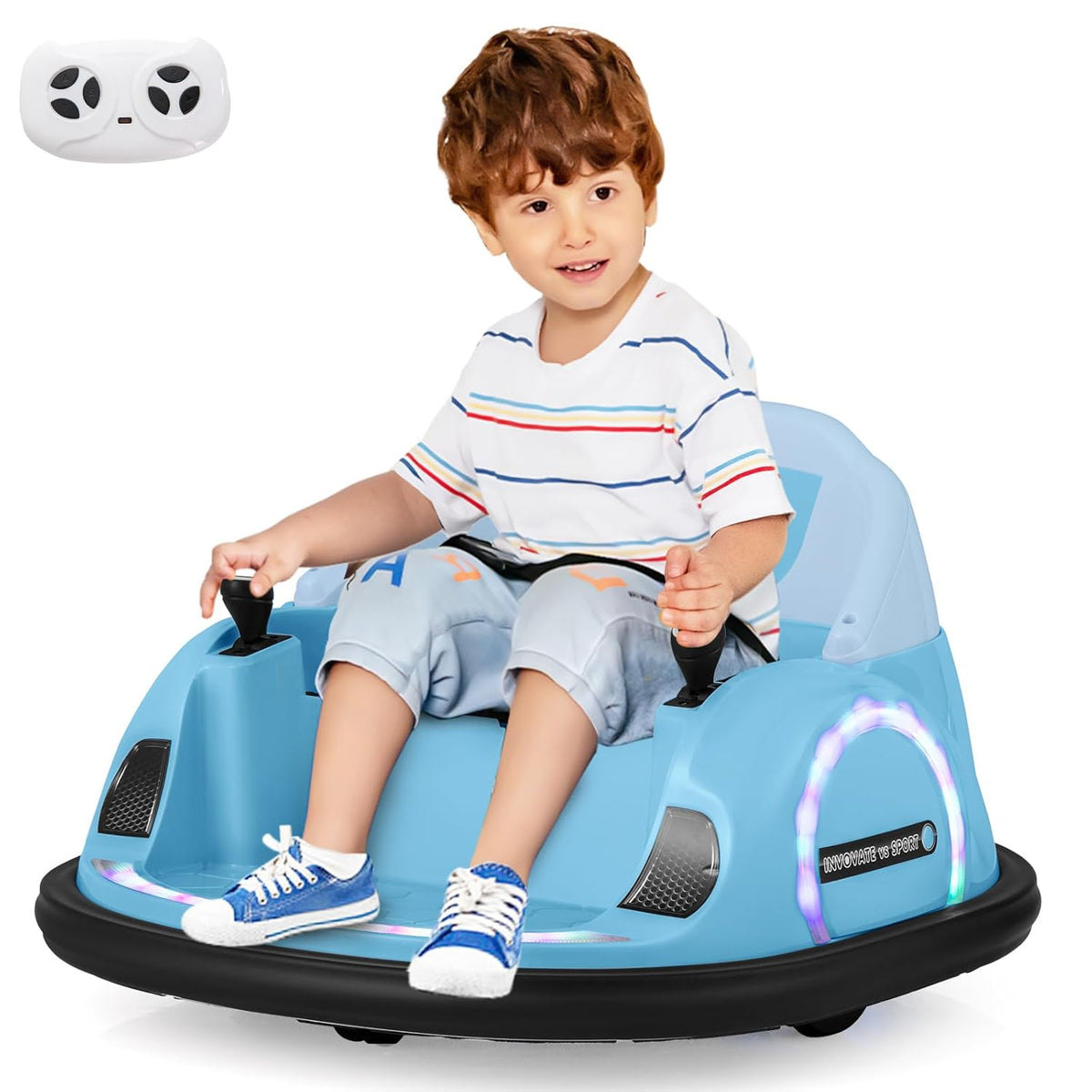 12V kids electric bumper car side view Canada
