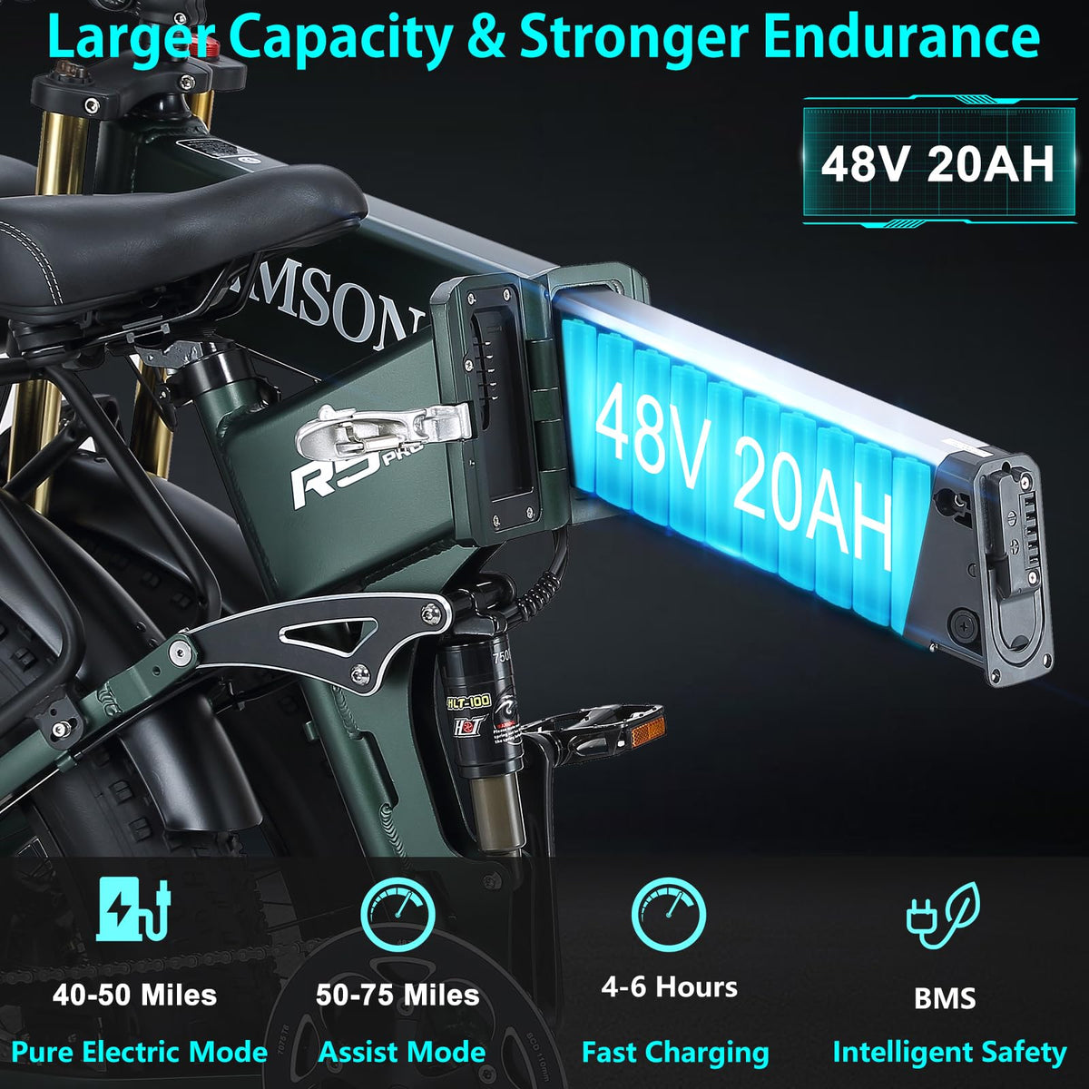 BURCHIN full suspension e-bike outdoor shot