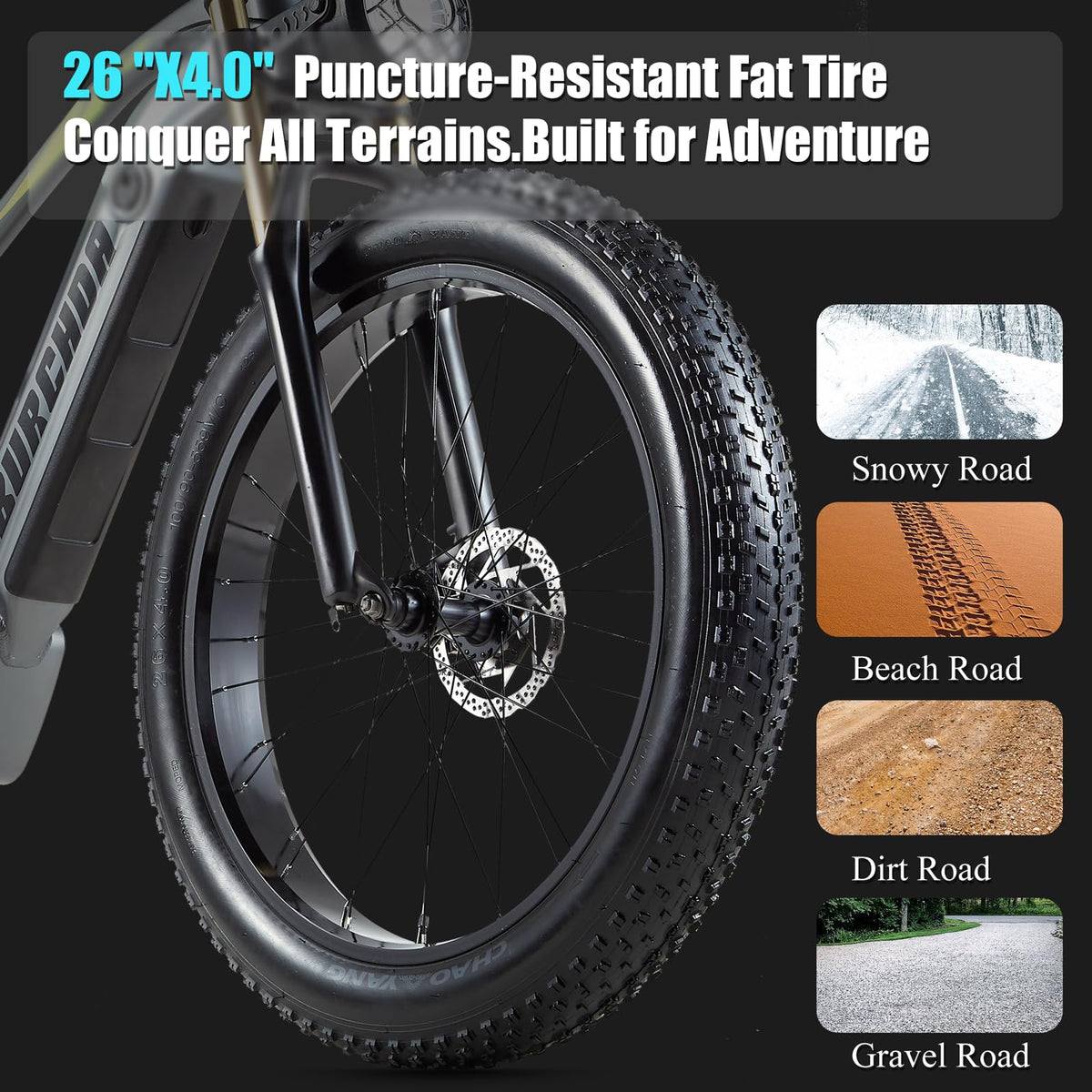 BURCHIN full suspension e-bike studio shot