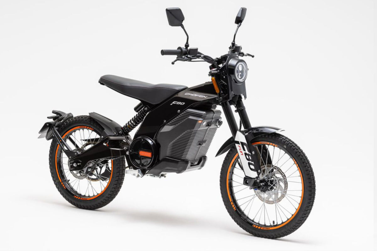 Caofen F80 On-Road electric motorcycle Canada alternate side profile