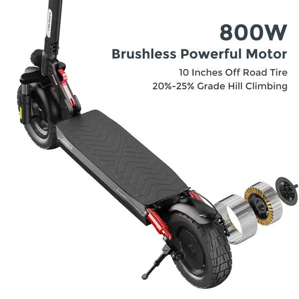 Circooter Mate 800W racer scooter folded view