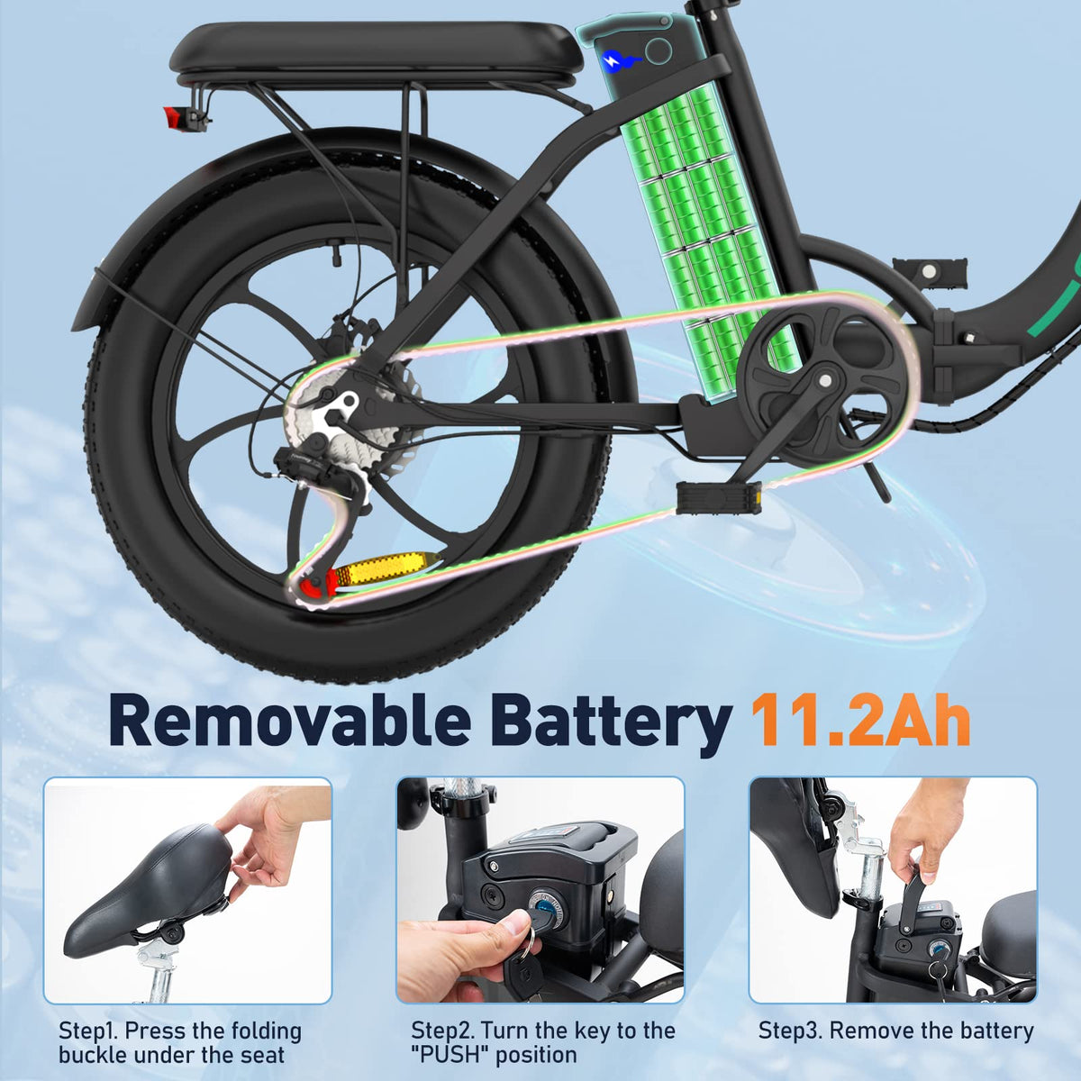Colorway BK6S1 display and handlebar detail