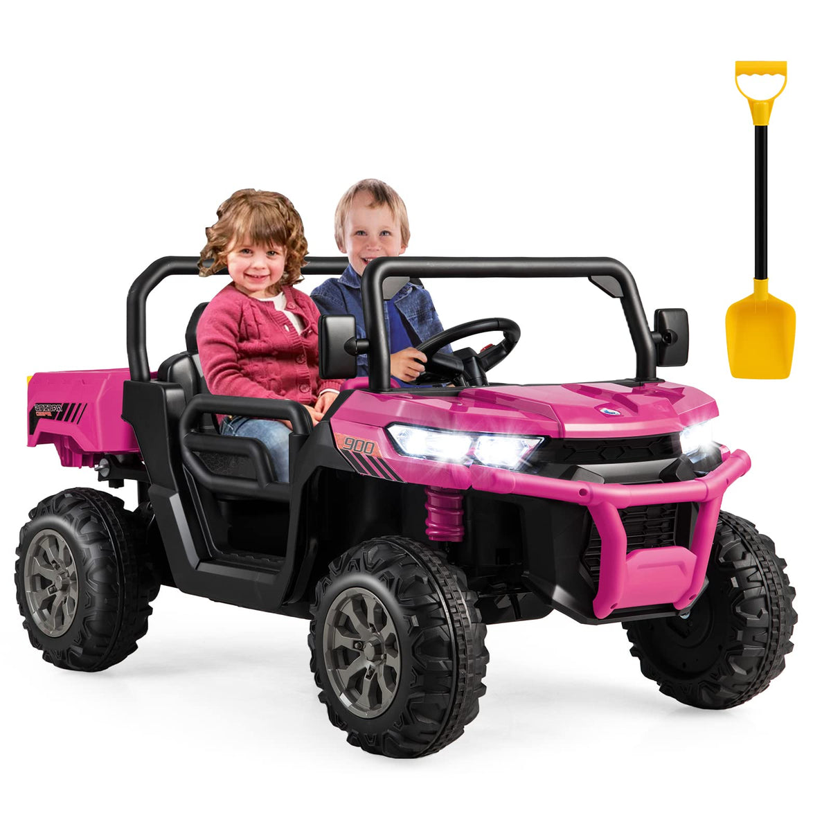 Costzon 2-seater ride-on car dashboard detail