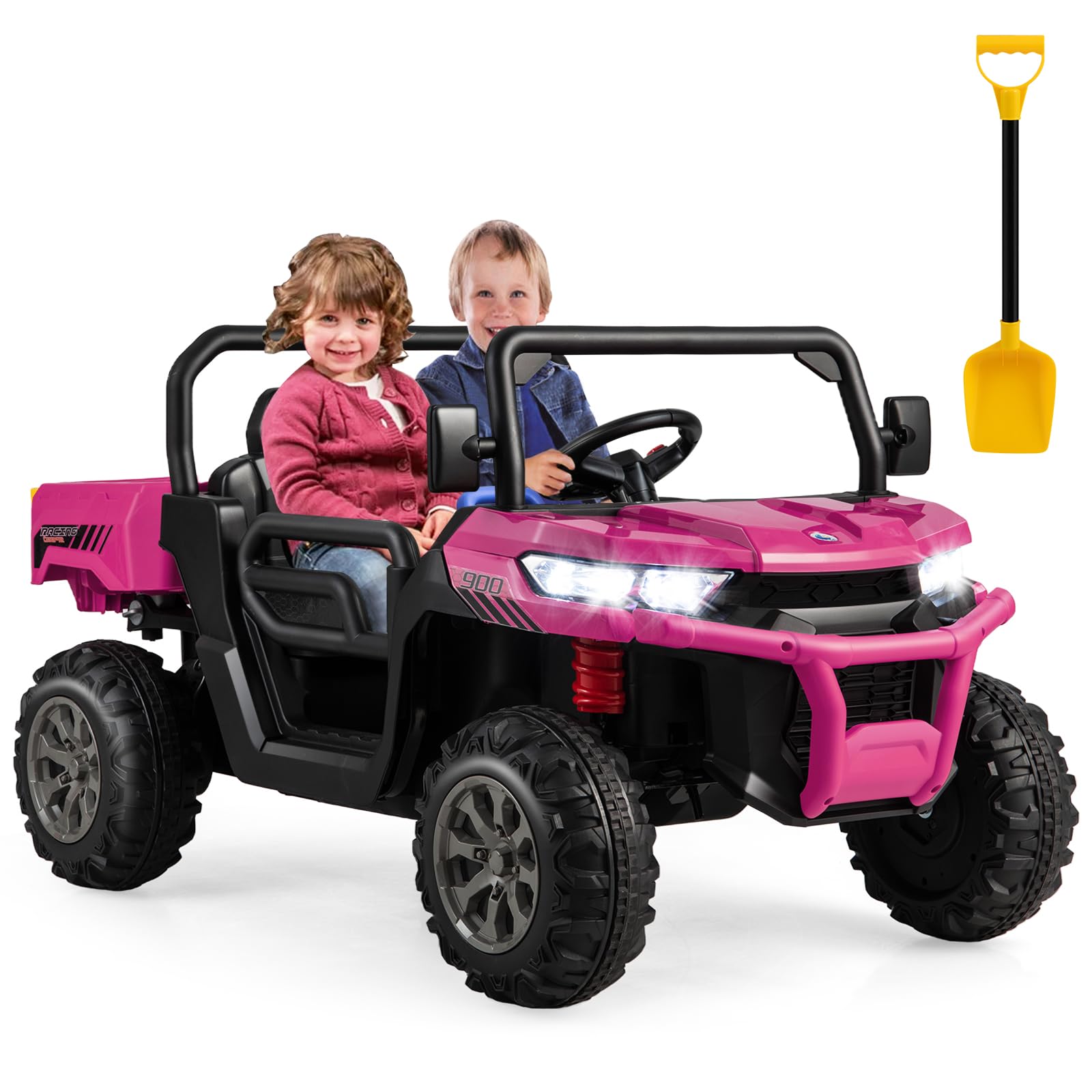 Costzon 2-seater ride-on car front view