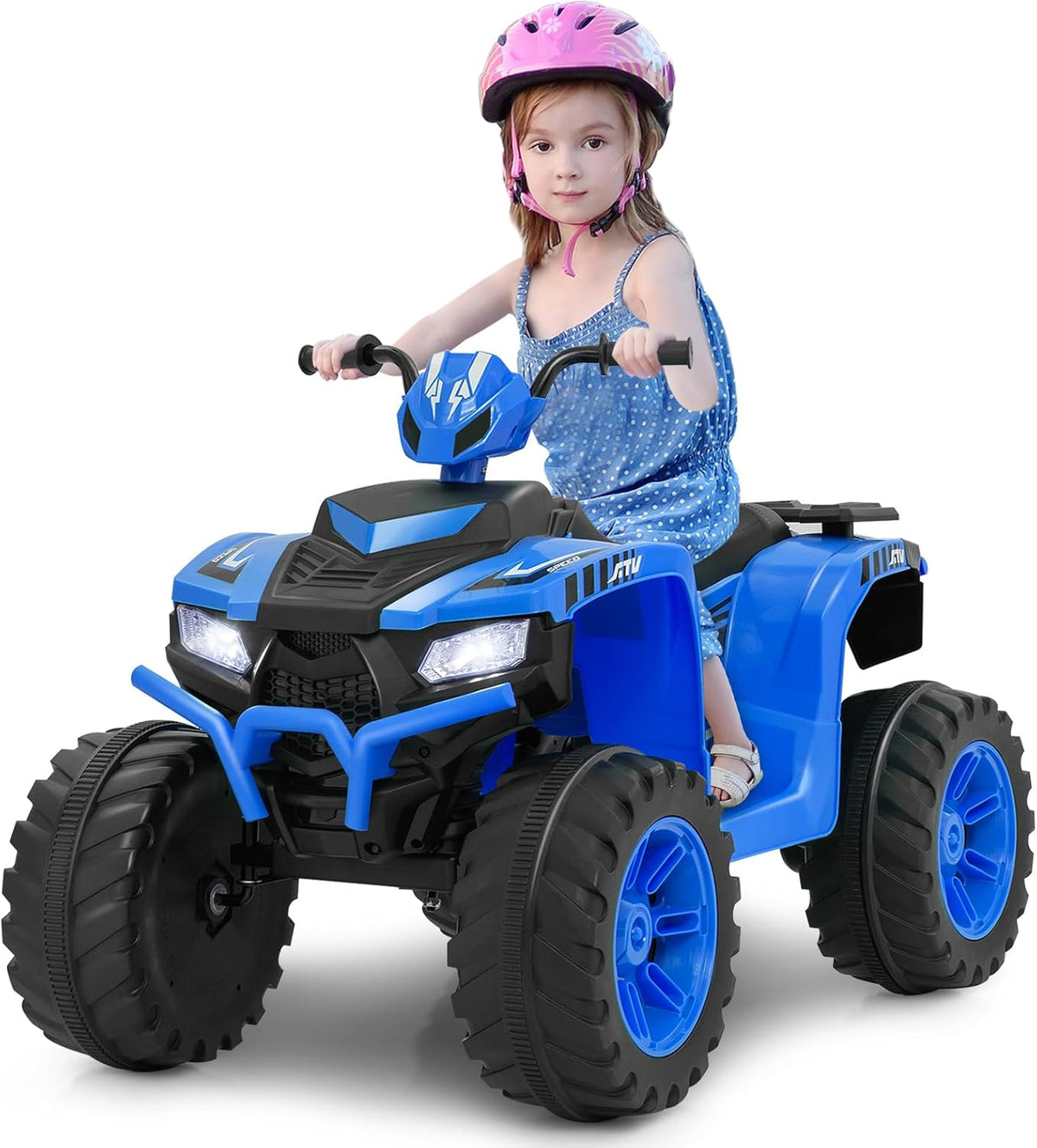 Costzon 24V kids electric ATV blue Canada front view