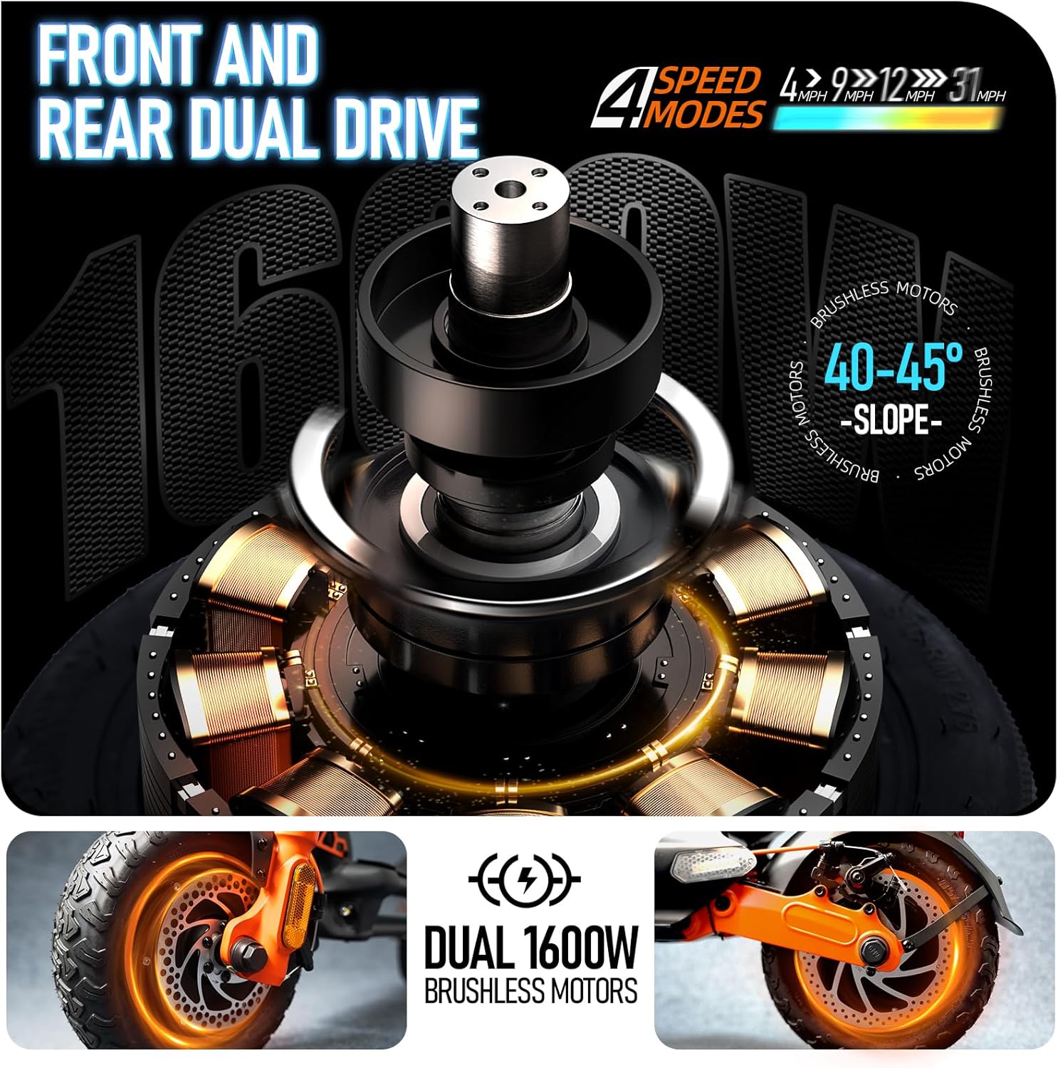 CUNFON RZ1000 Canada 10.5 inch off-road tire detail